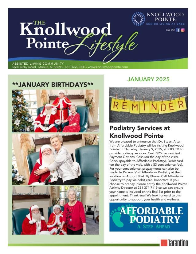 Assisted Living Current Newsletter