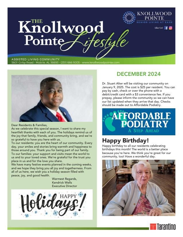 Assisted Living Current Newsletter